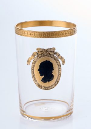 218/1044 Portrait-Glas "Christoph Martin Wieland", Lobmeyr um 1900.
