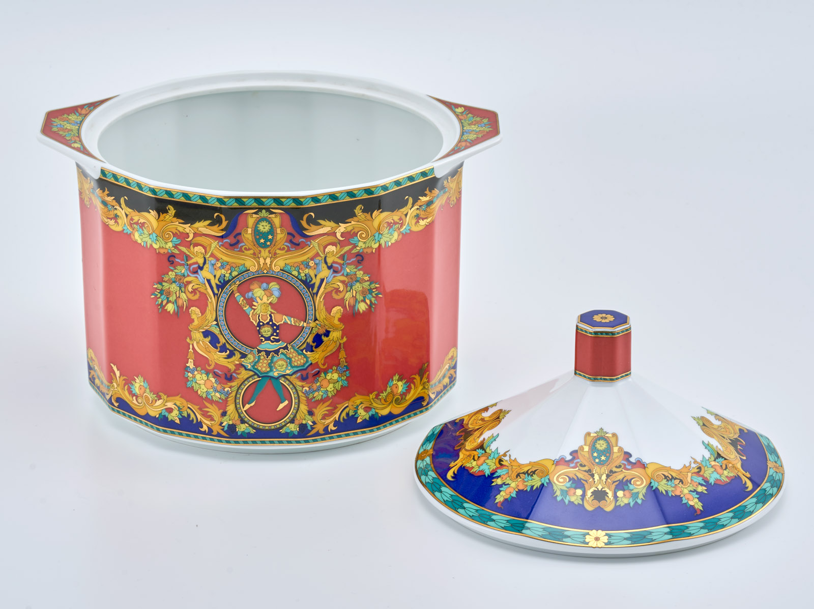 218/683 Kl. Konvolut Tischdekor-Teile, Rosenthal meets Versace, Ende 20. Jh. – Bild 5