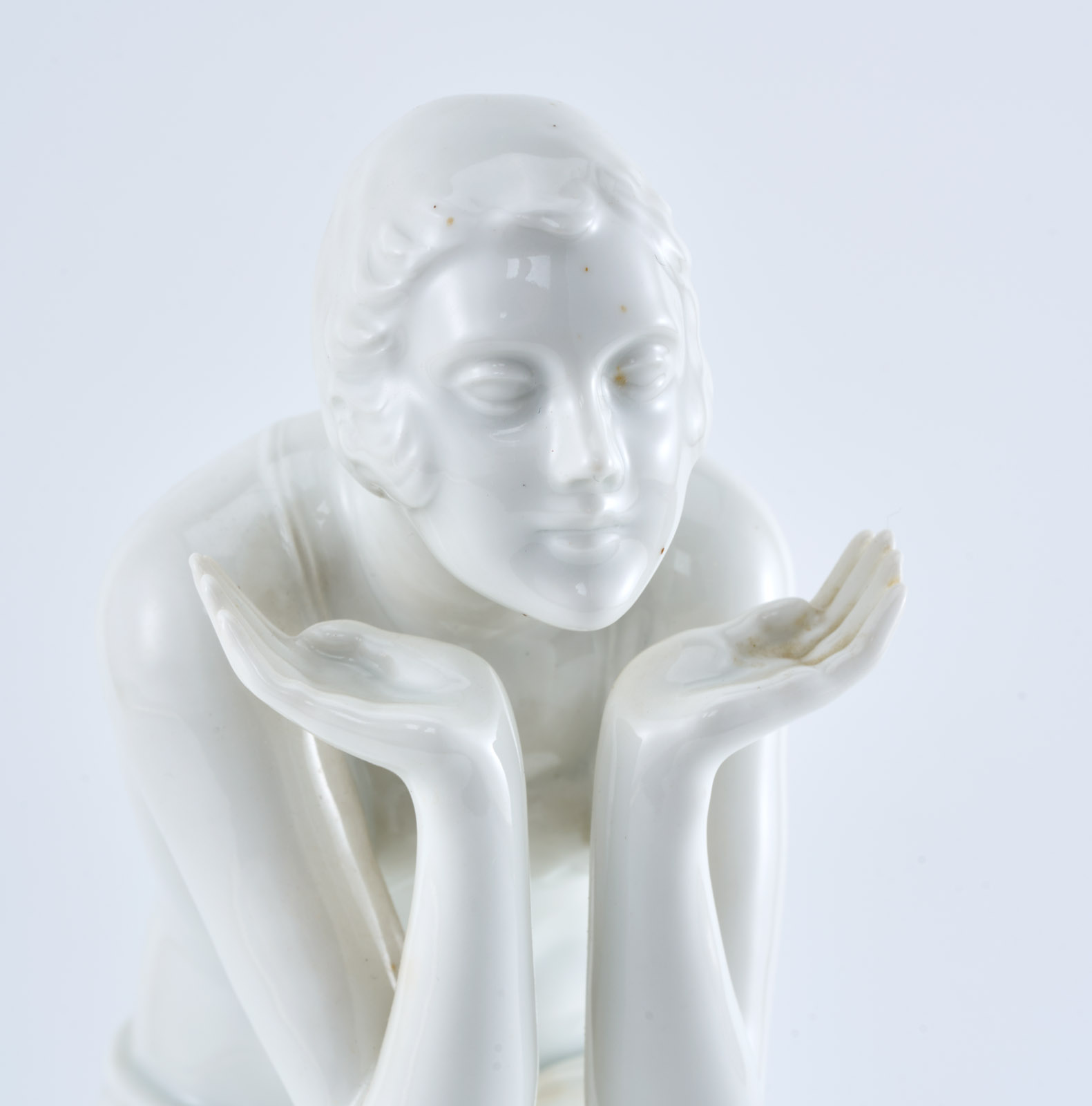 218/669 Tänzerin "Anita" auf Schale, Rosenthal um 1922. – Bild 5