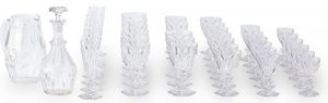 219/1041 Glas-Garnitur für mind. 6 Pers., Baccarat 2. Hälfte 20. Jh.