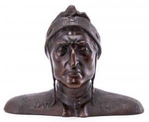 218/438 Bronze "Dante Alighieri", 2. Hälfte 20. Jh.