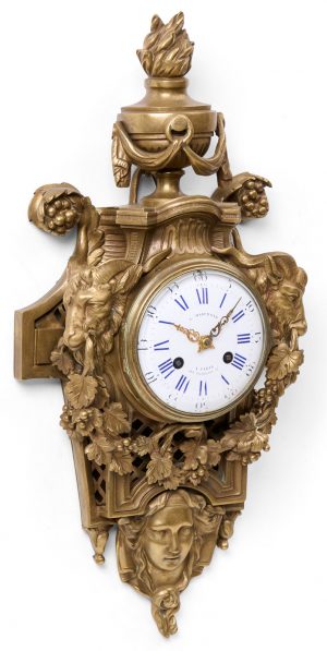 218/467 Kartelluhr, Louis XVI.-Stil, Frankreich Ende 19. Jh.
