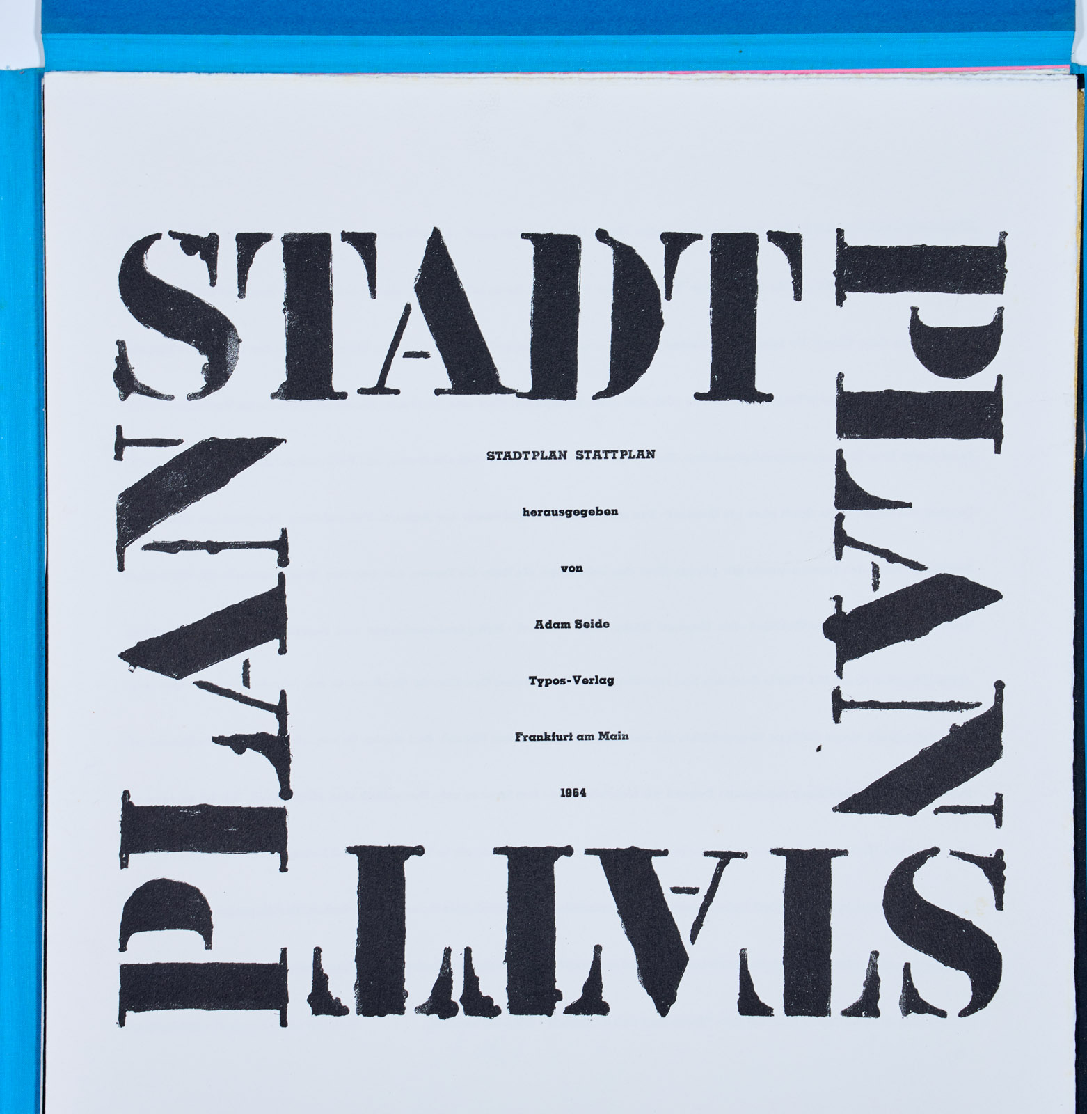 218/89 Mappe m. 10 Graphiken Gulliver Presse -Stadtplan Stattplan-, zur Ausstellung: `was da ist´ in der Galerie Loehr 1963/64 – Bild 6