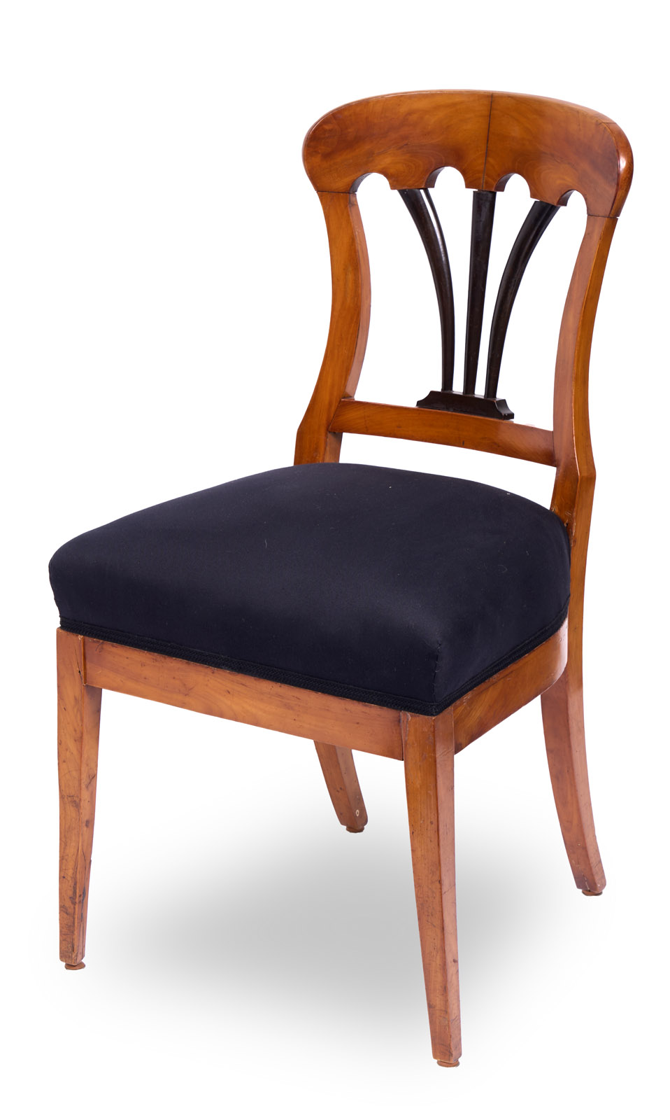 219/523 Satz v. 6 Biedermeier-Stühlen, süddt. um 1830 – Bild 2