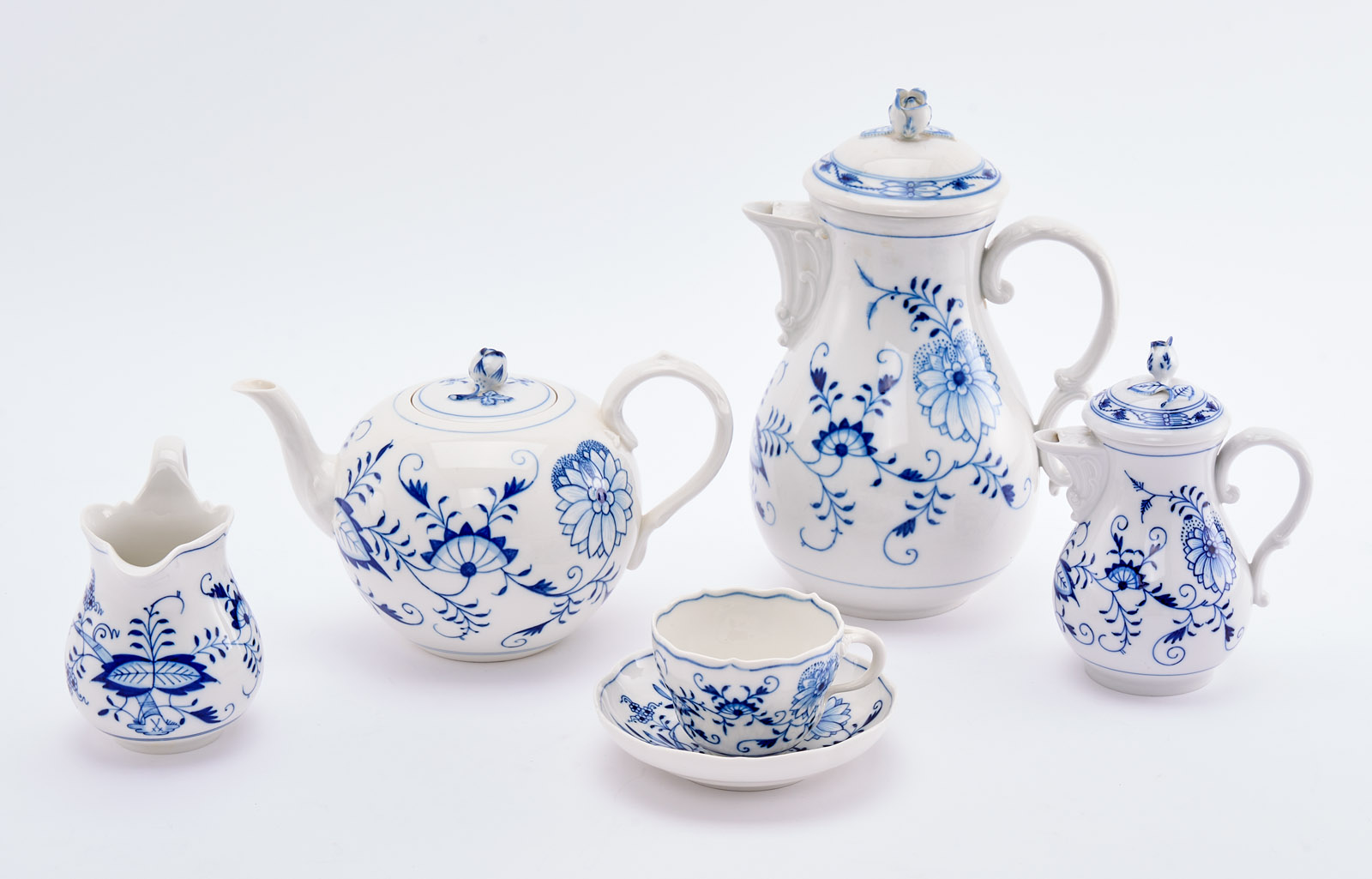 219/752 Kaffee-Service für 10 Pers., Meissen 2. Hälfte 20. Jh. – Bild 2