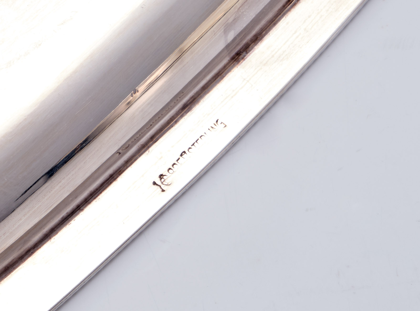 219/792 Satz von 8 Schälchen mit Tablett, Robbe & Berking Ende 20. Jh. – Bild 5
