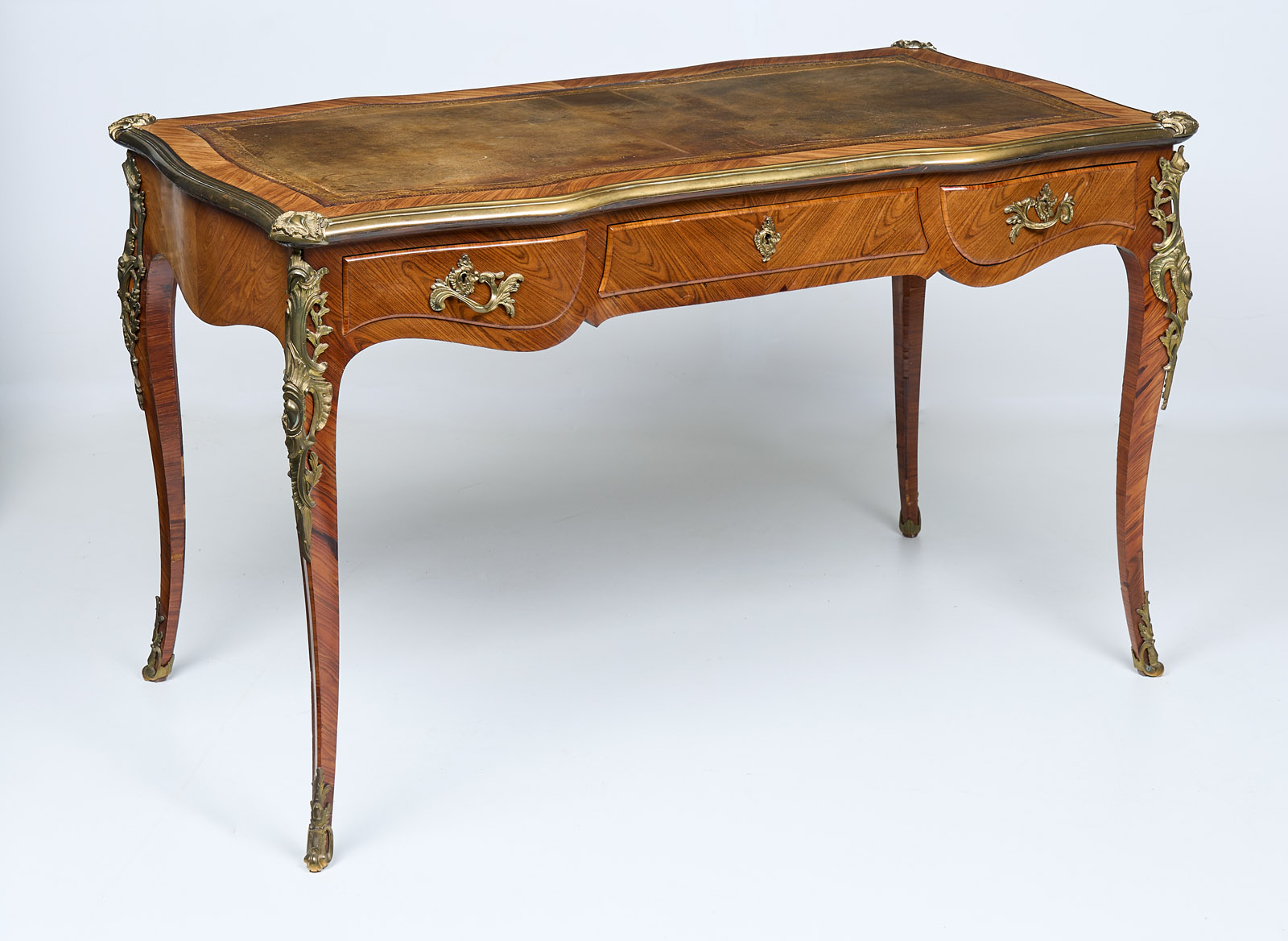 219/458 Bureau Plat, Louis-XV-Stil, Frankreich 19. Jh. – Bild 2