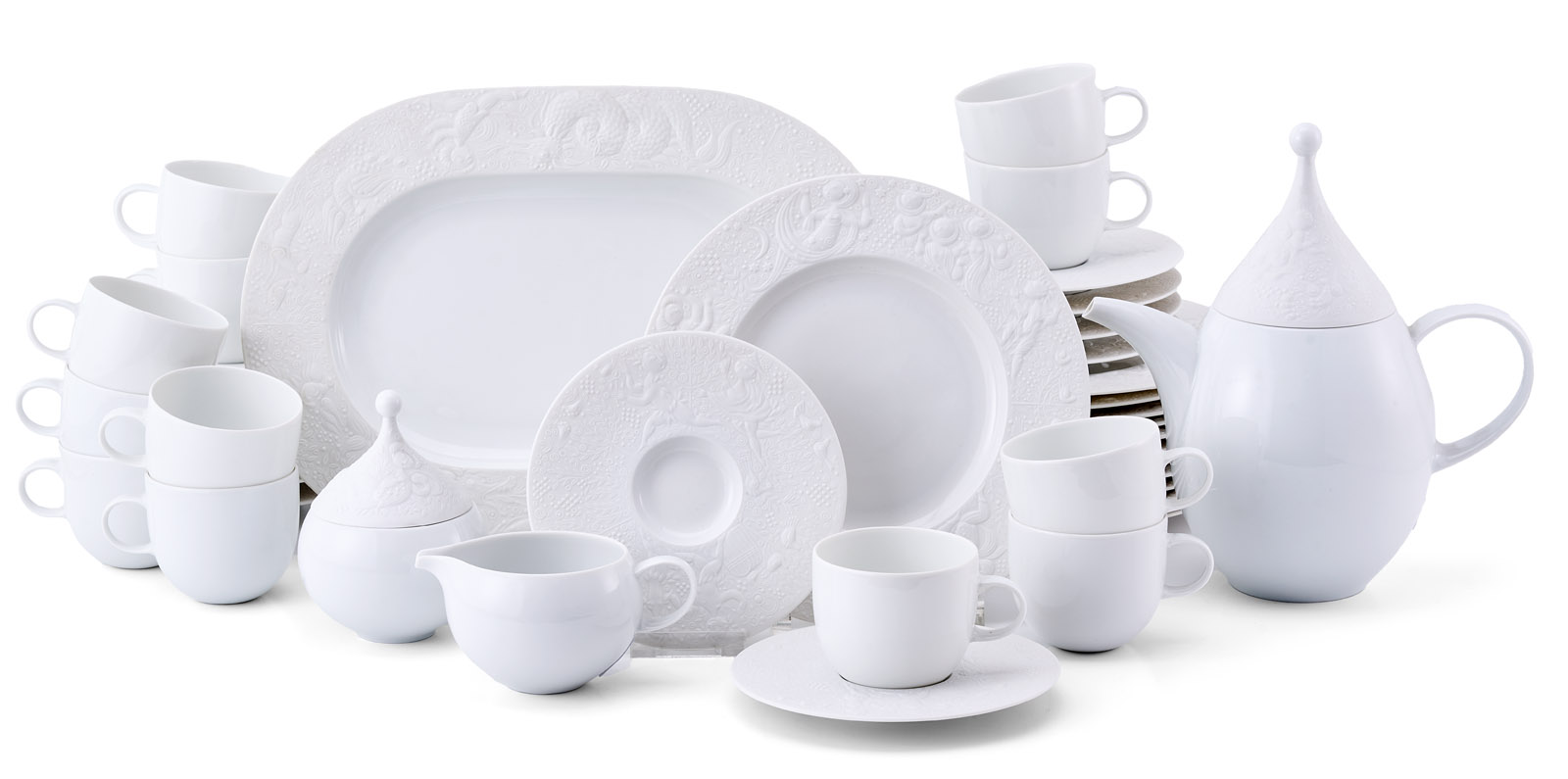 219/717 Kaffee-Service für 12 Pers., Rosenthal um 1980.