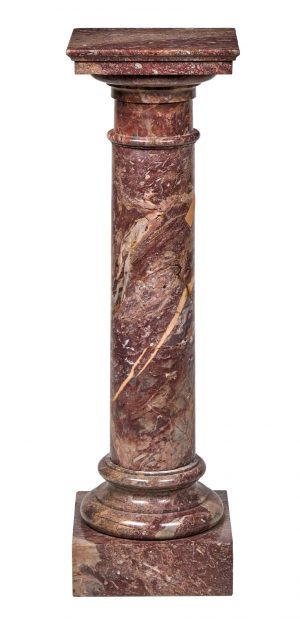 219/424 Gr. Marmorsäule, Italien wohl um 1900