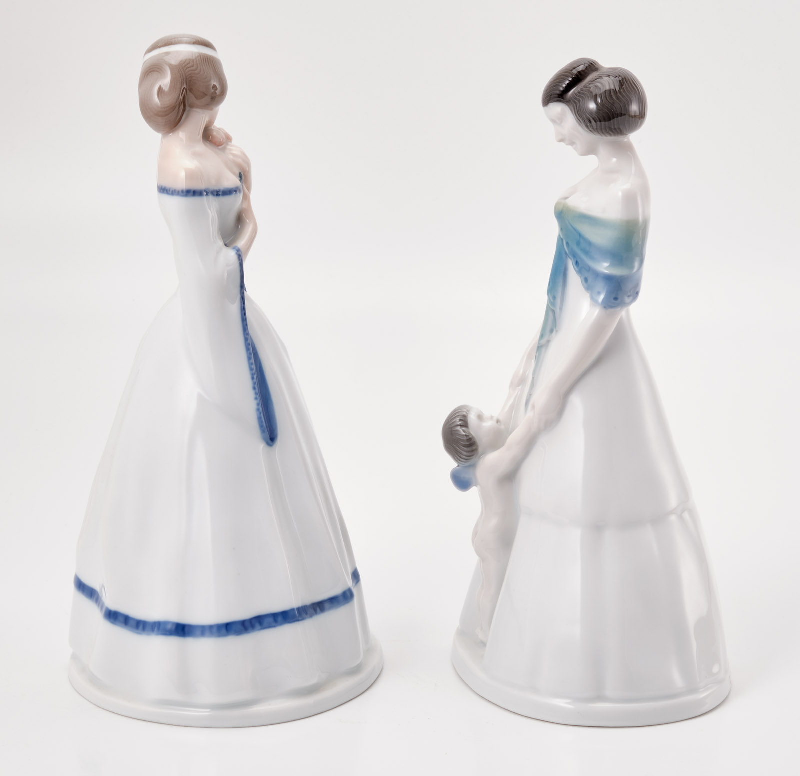 219/634 Paar Figuren "Rosenmädchen" und "Liebeszauber", Rosenthal um 1920. – Bild 9