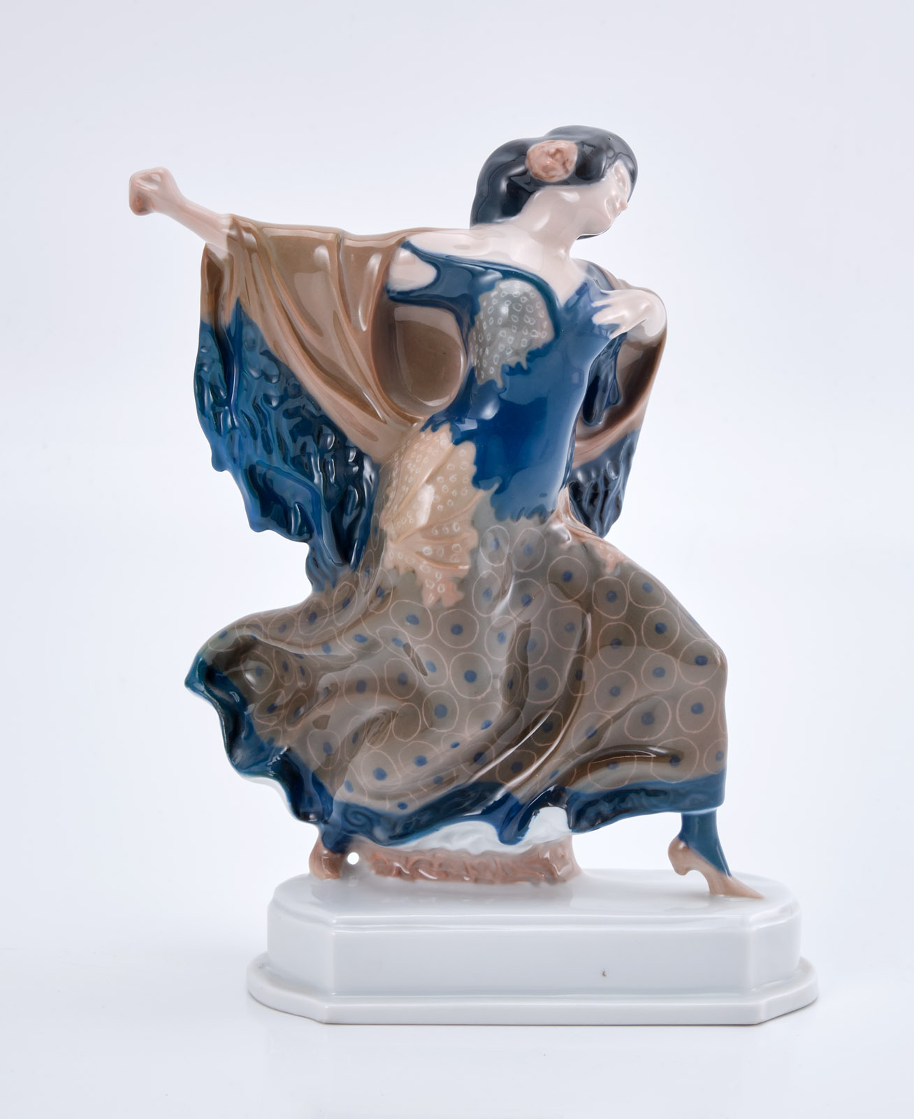219/638 Spanische Tänzerin, Jugendstil, wohl Rosenthal um 1915. – Bild 2