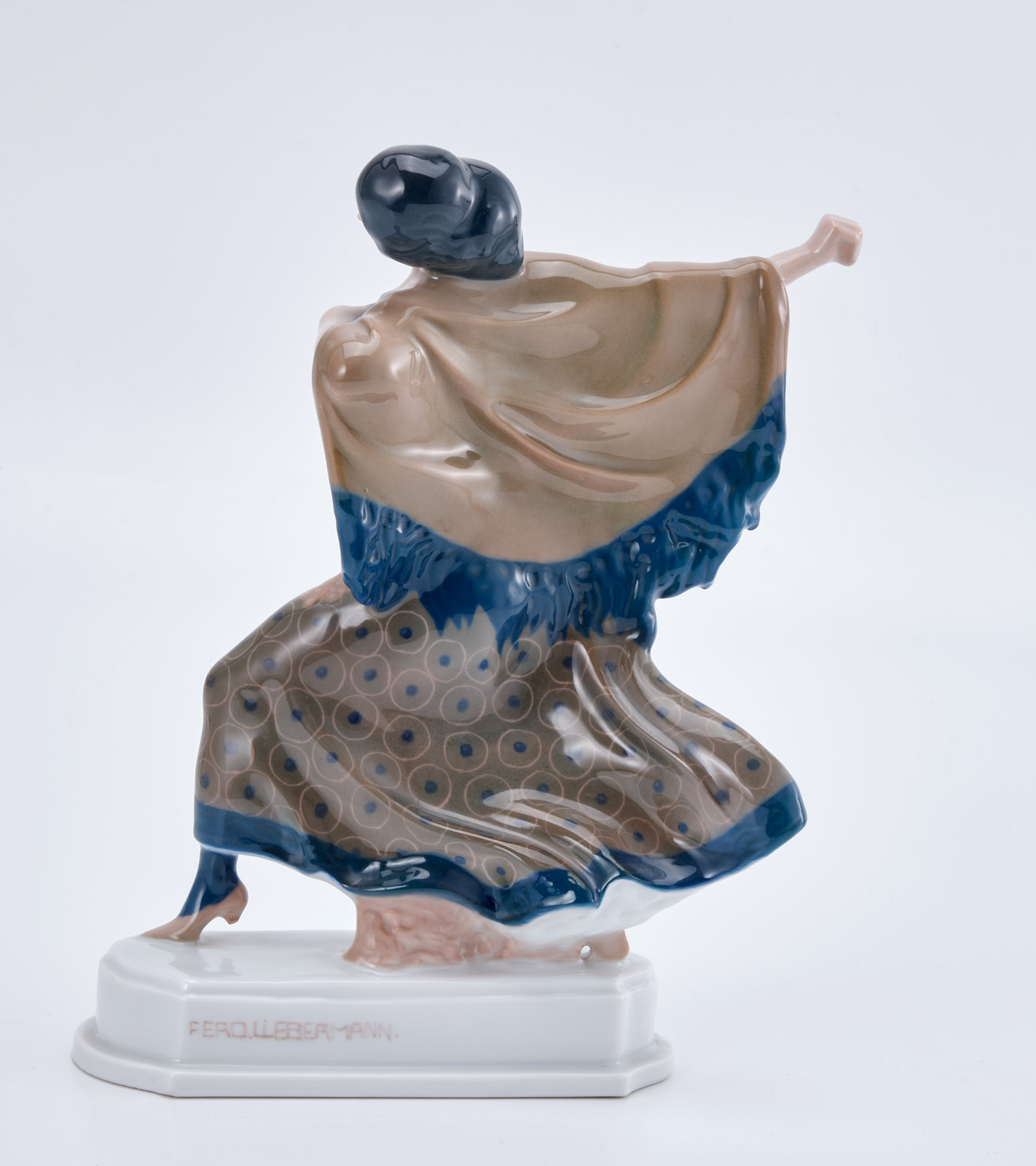 219/638 Spanische Tänzerin, Jugendstil, wohl Rosenthal um 1915. – Bild 7