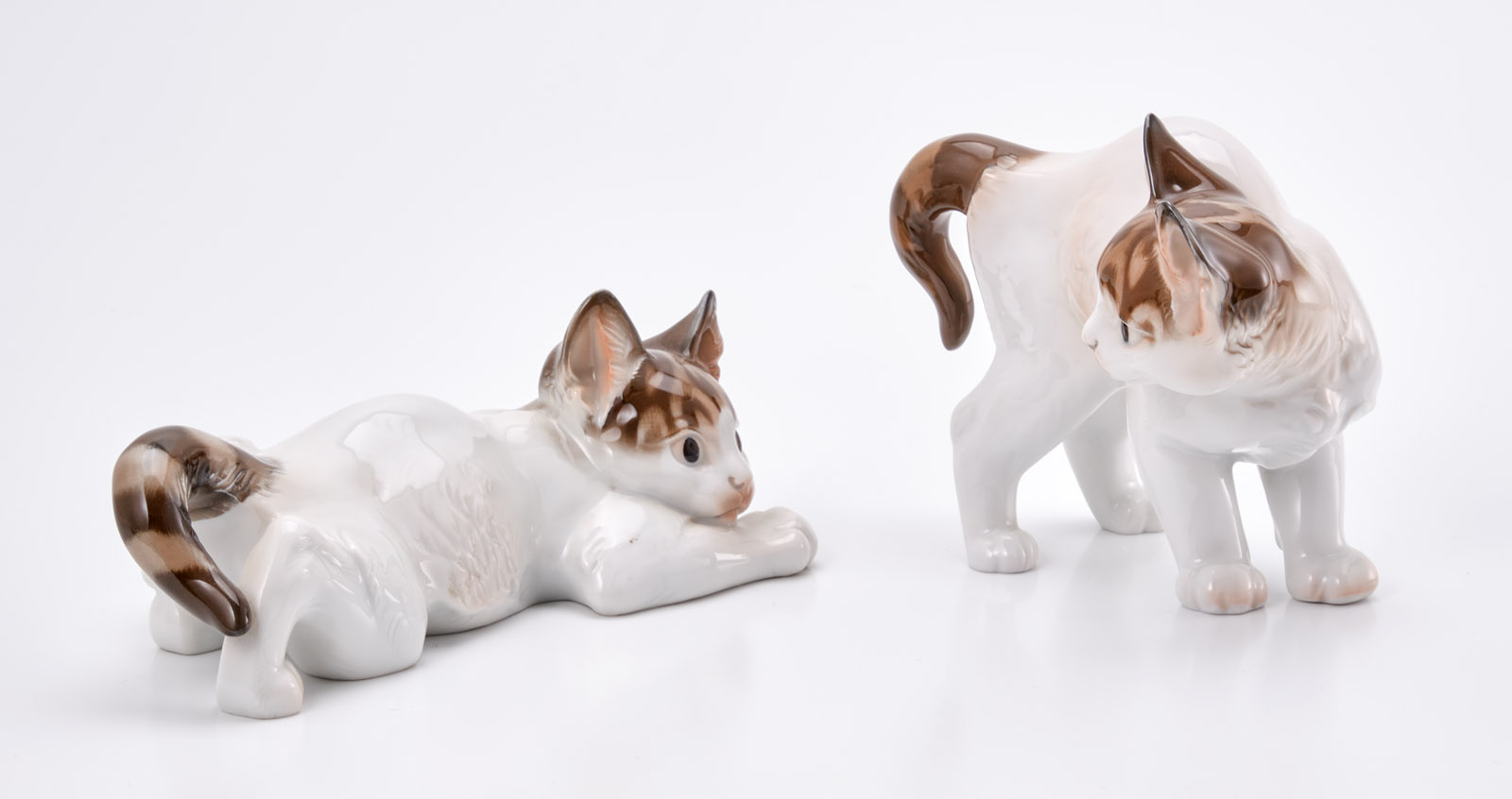 219/730 Zwei kl. Katzen, Rosenthal 1929. – Bild 2