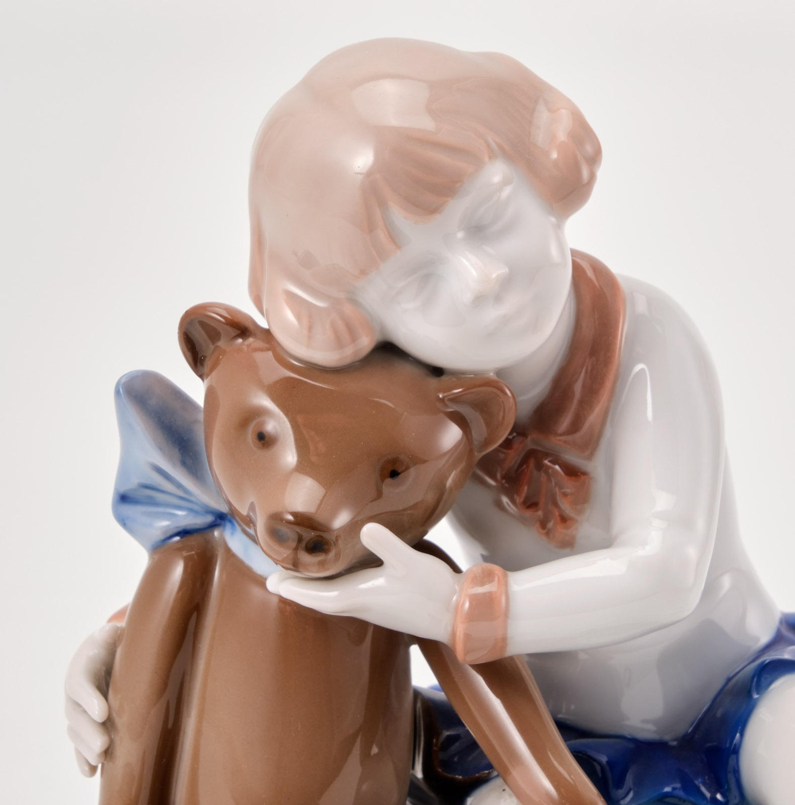 219/728 "Gute Freundschaft"/ Mädchen mit Teddy, Rosenthal 1924. – Bild 4