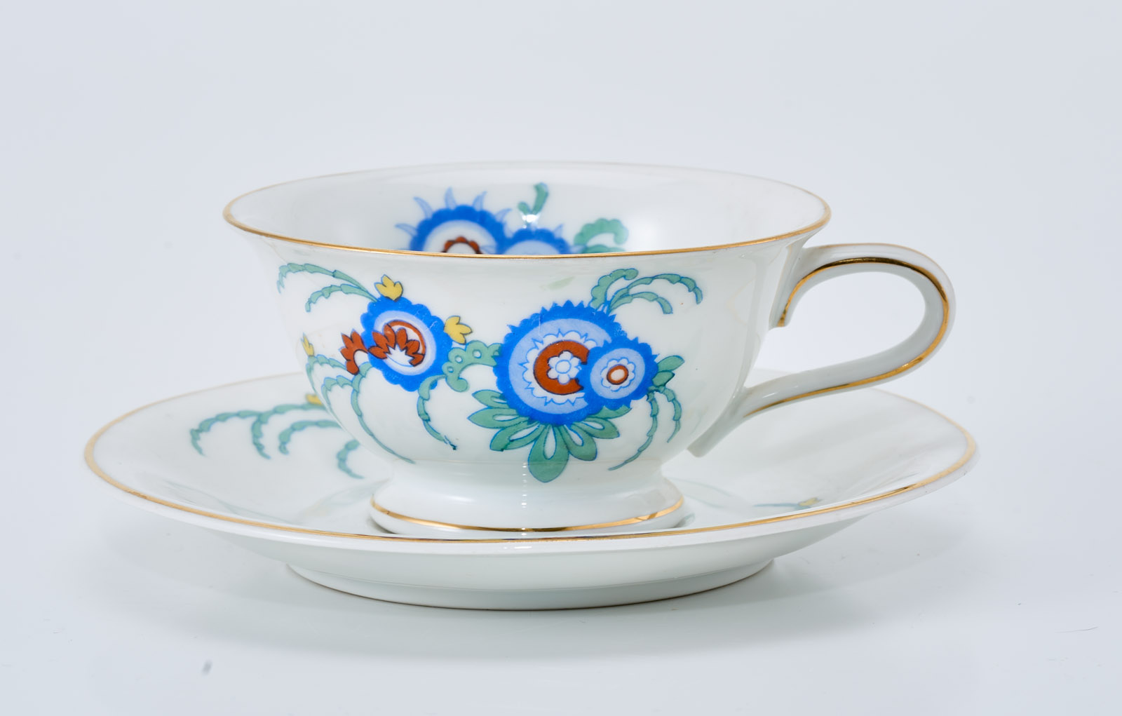 219/659 Satz von 6 Mokka-Gedecken, Art Deco, Rosenthal 1926/ ´27. – Bild 4