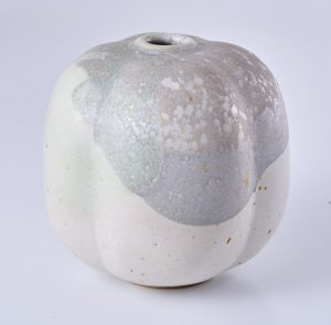 219/612 Studiokeramik Horst Kerstan: Kürbisvase, 1970.