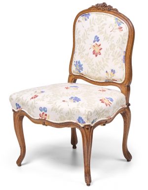 219/463 Louis-XV-Stuhl "à la Reine", Luxemburger Raum um 1750