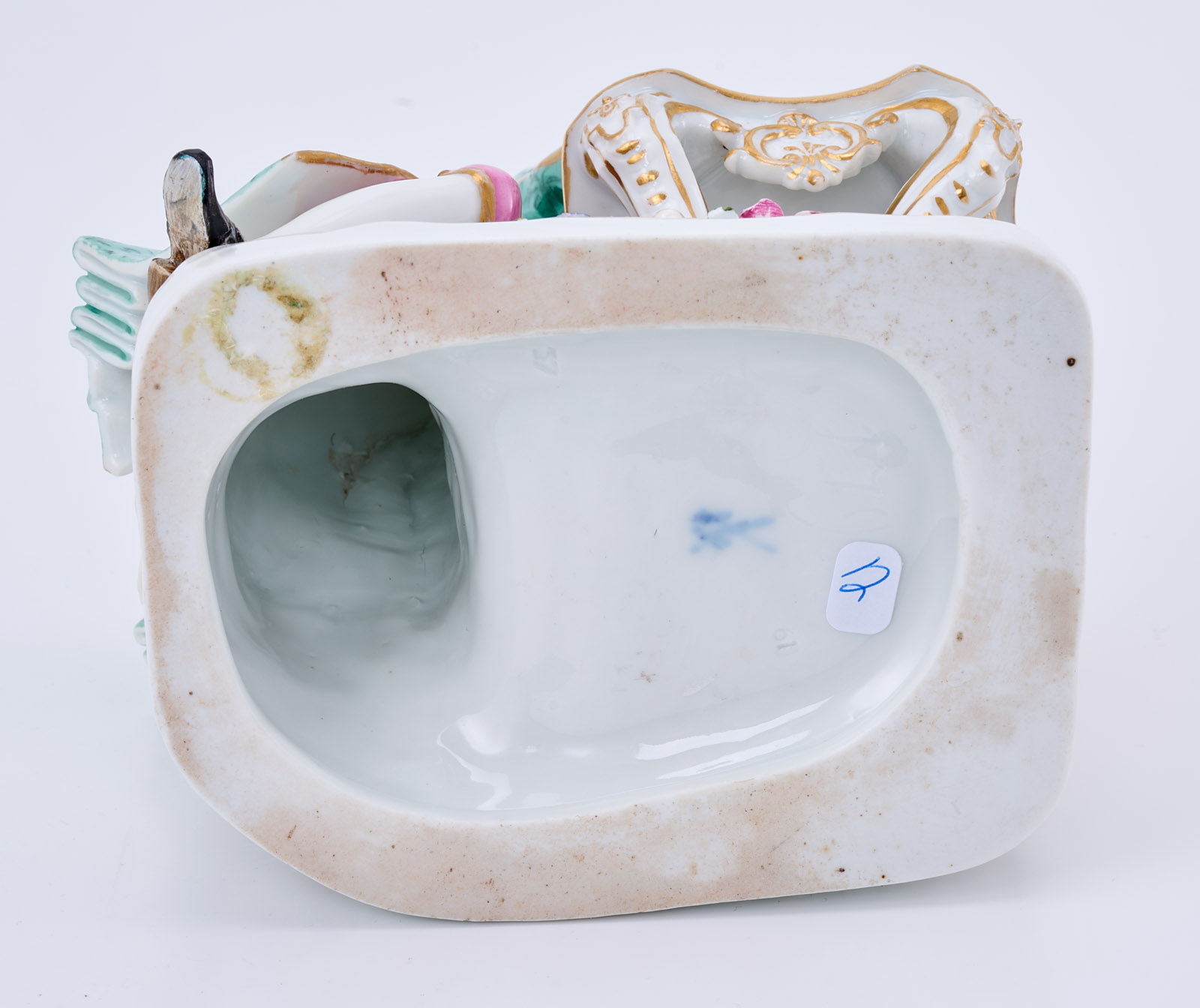 219/733 "Kavalier am Schreibtisch", Meissen Mitte 19. Jh. – Bild 3