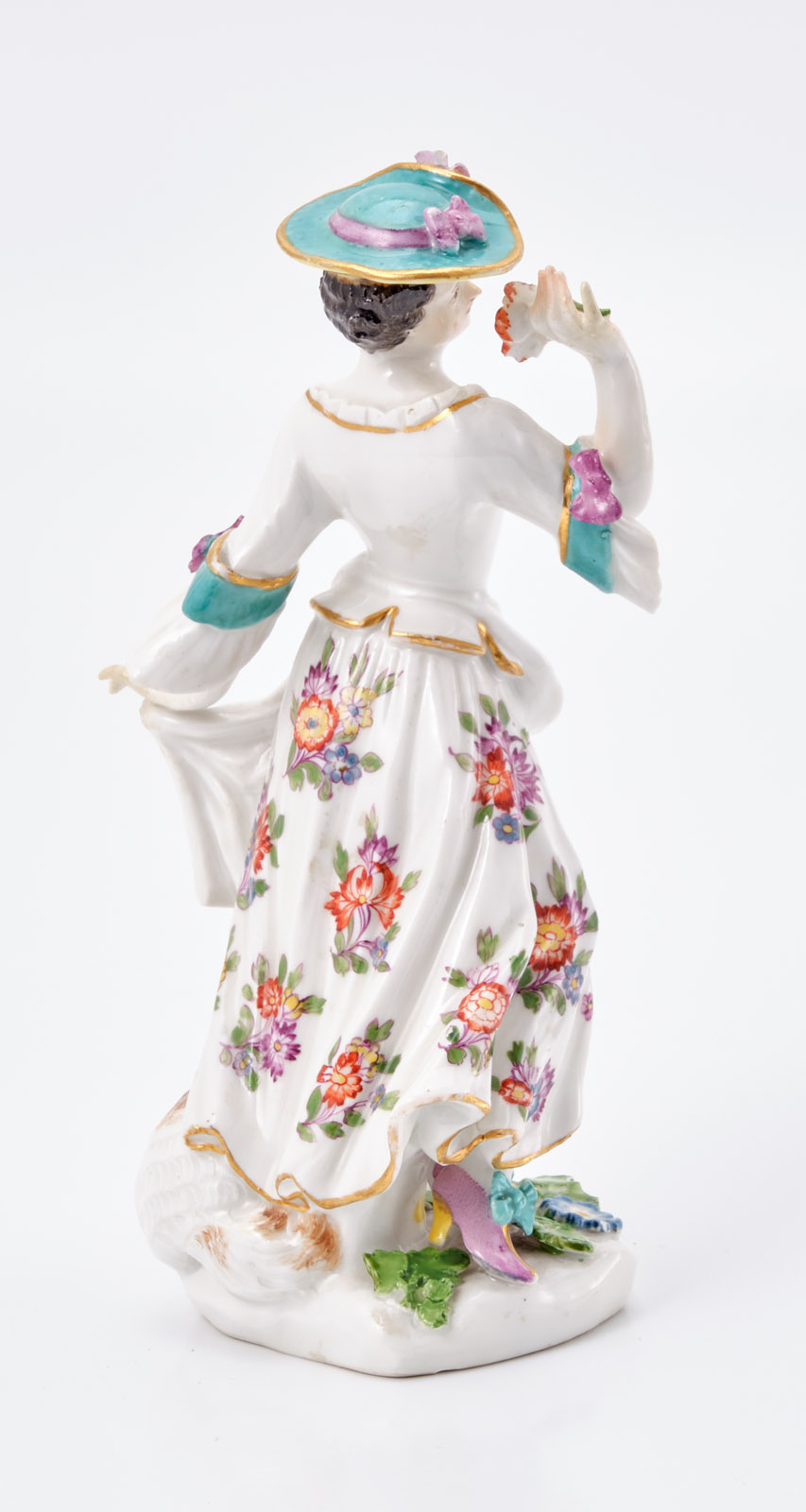 219/734 Schäferin, Meissen um 1740. – Bild 7