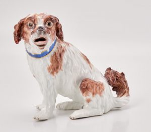 219/732 Bologneser Hund, Meissen 19. Jh.