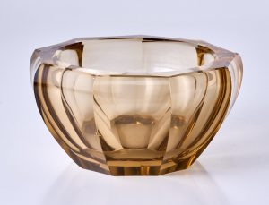 219/1030 Kl. Schale, Art Deco, Daum Nancy um 1935.