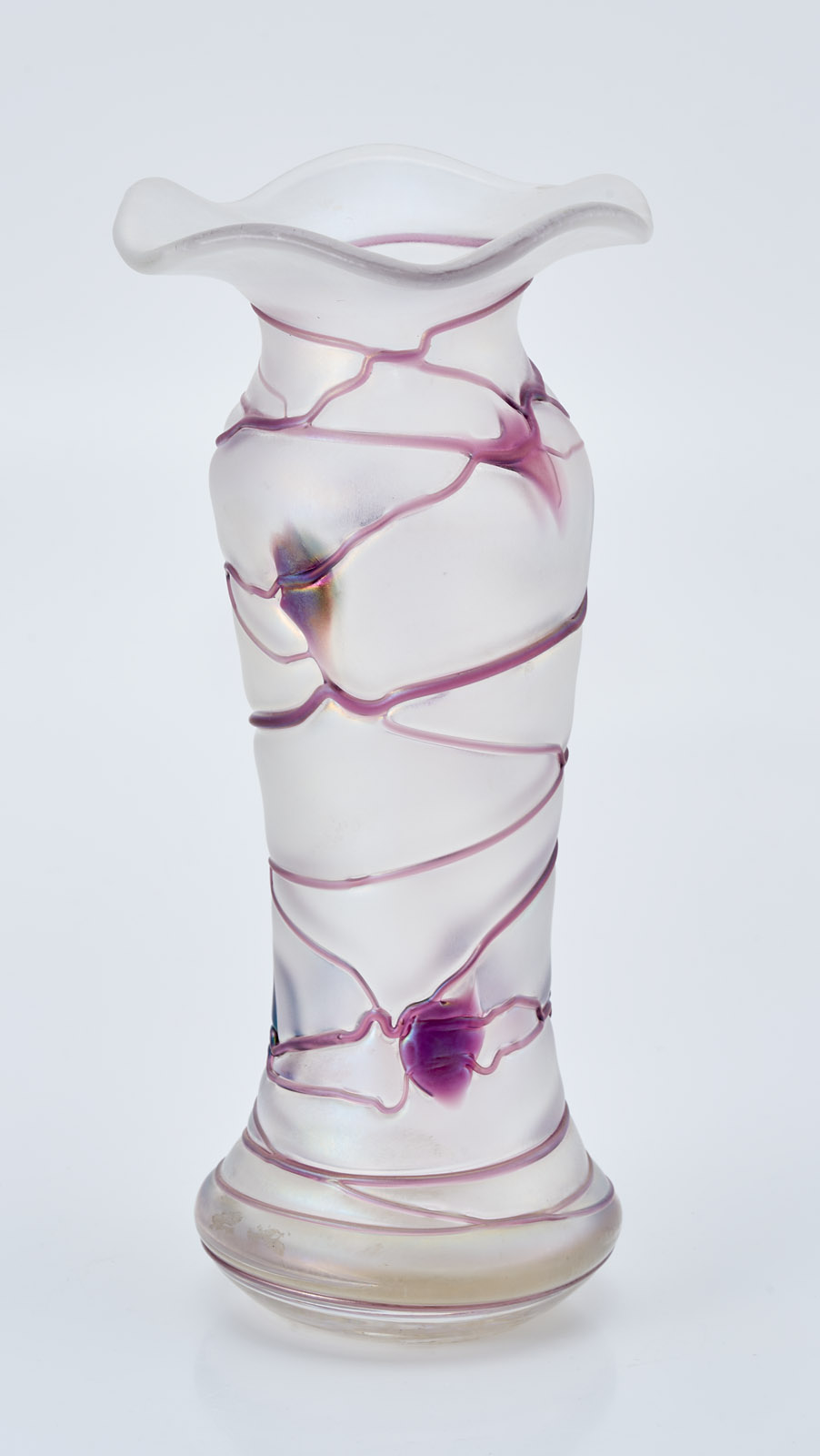 219/1016 Vase, Jugendstil, wohl von Poschinger um 1900. – Bild 2