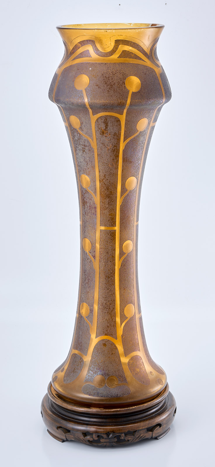 219/1023 Gr. Vase im Stil des Jugendstils, wohl Anf. 20. Jh.