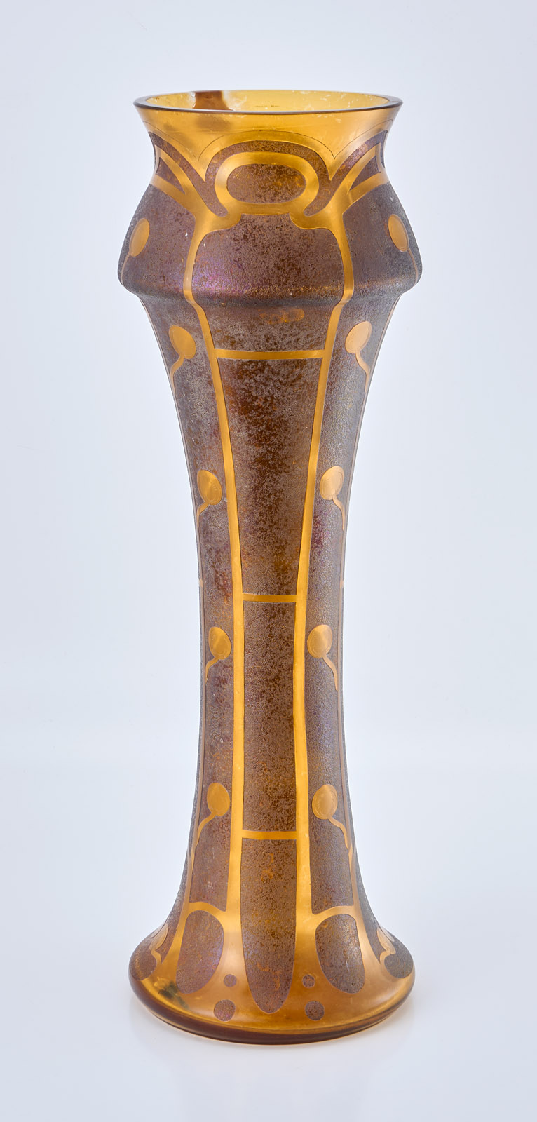 219/1023 Gr. Vase im Stil des Jugendstils, wohl Anf. 20. Jh. – Bild 6