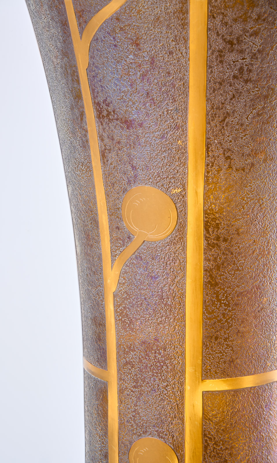 219/1023 Gr. Vase im Stil des Jugendstils, wohl Anf. 20. Jh. – Bild 5