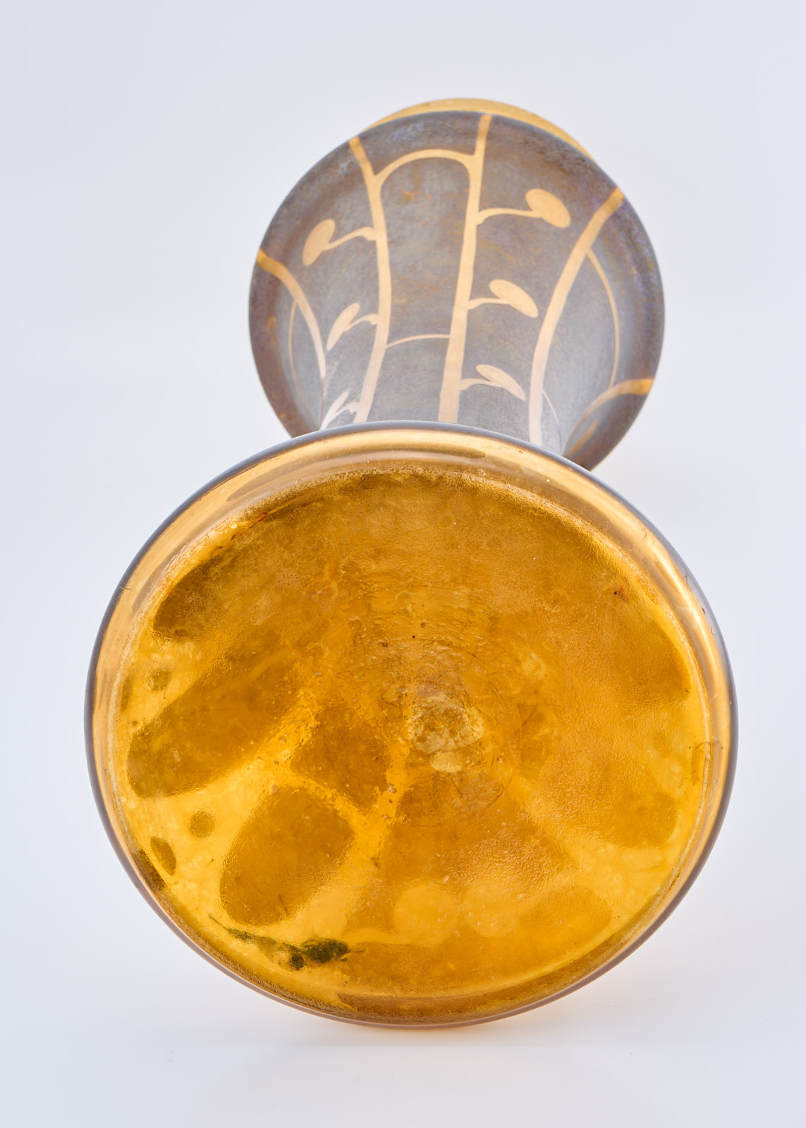 219/1023 Gr. Vase im Stil des Jugendstils, wohl Anf. 20. Jh. – Bild 3