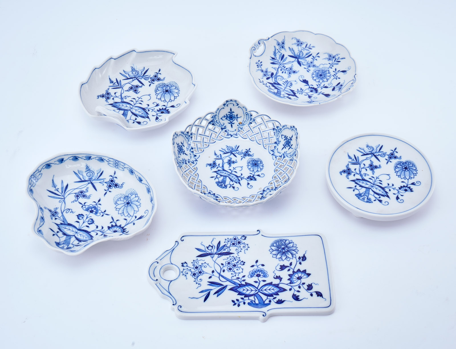 219/749 Speise-/ Kaffee-Service für mind. 6 Pers., Meissen um 1870 - 2006. – Bild 6