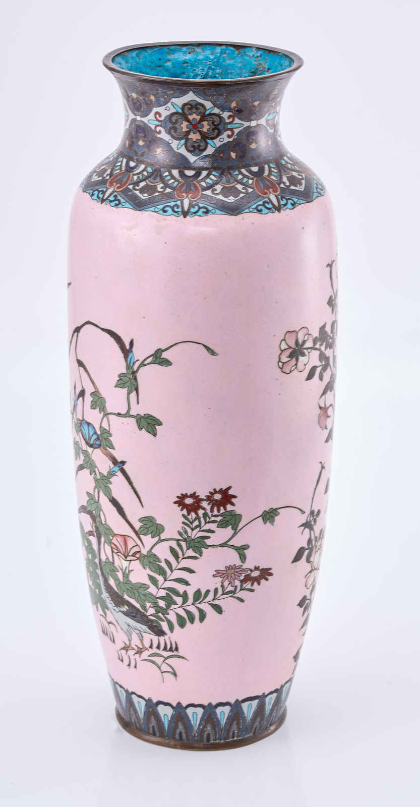 219/1069 Cloisonné-Vase, Meji, Japan um 1900. – Bild 7