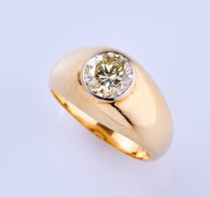 219/898 Bandring mit Brillant.