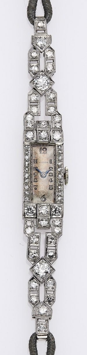 219/990 Art-Déco-Damenarmbanduhr "Marvin" um 1925-30