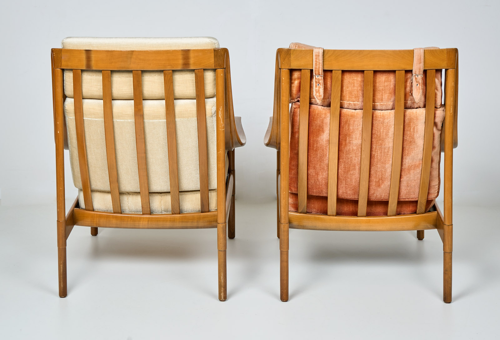 219/449 Paar gr. Armlehnsessel im Dänischen Stil, wohl Walter Knoll 1960-70er Jahre – Bild 5