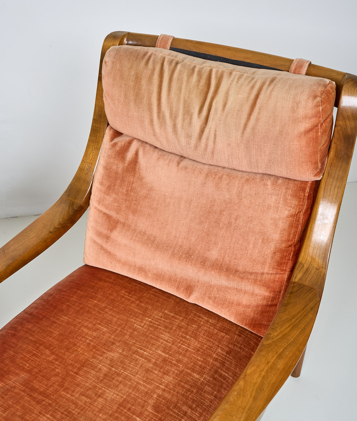 219/449 Paar gr. Armlehnsessel im Dänischen Stil, wohl Walter Knoll 1960-70er Jahre – Bild 4