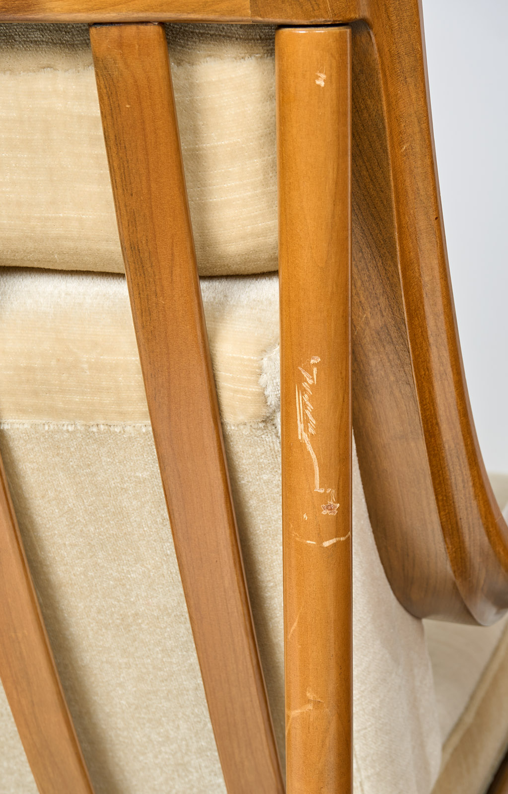219/449 Paar gr. Armlehnsessel im Dänischen Stil, wohl Walter Knoll 1960-70er Jahre – Bild 3