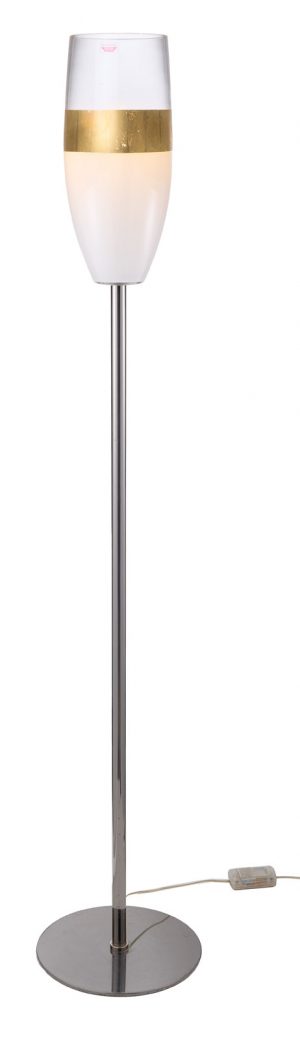 219/551 Stehlampe Modell "Aurum 6931", Fa. Barovier & Toso, Italien wohl 1970er Jahre.