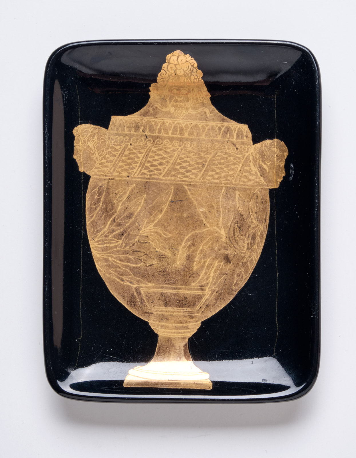 219/763 Kl. Schale, Fornasetti wohl 1960er Jahre.