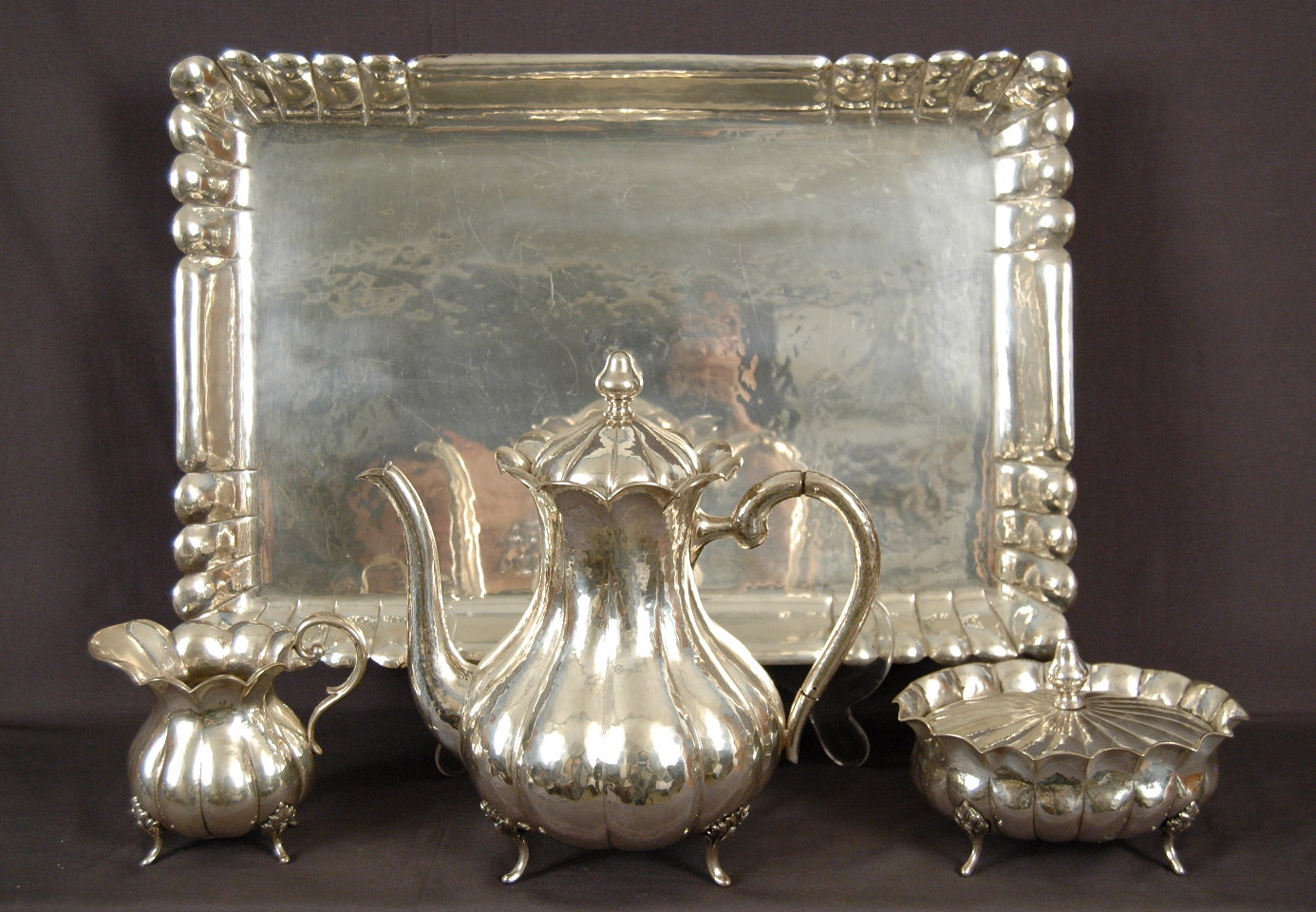 211/768 4-tlg. Kaffee-Service, deutsch Anf. 20. Jh.